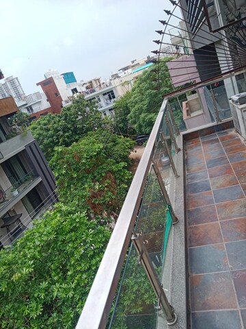 Balcony in 3 BHK Builder Floor at Sushant Lok I – for Sale