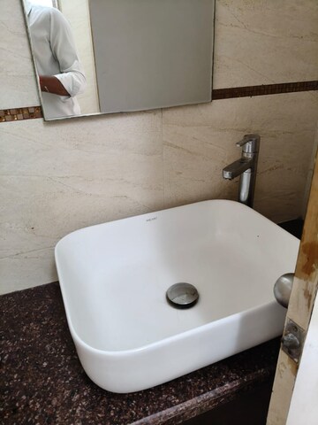 Bathroom in 2 BHK Apartment at Garden Avenue, Nerul Sector 21 – for Rent