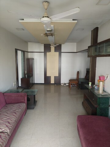 Living Room in 3 BHK Apartment at K Rahega Palm Springs, Malad West – for Rent