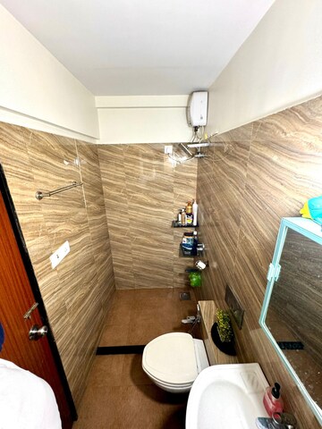 Bathroom in 2 BHK Apartment at Royal Oasis, Malad West – for Rent