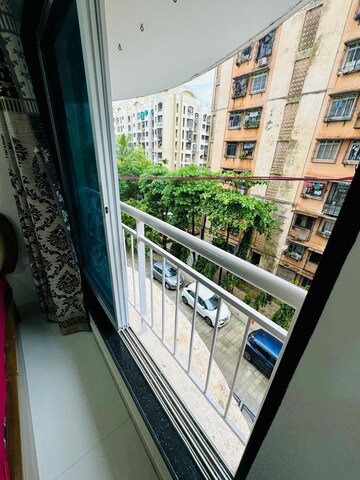 Balcony in 2 BHK Apartment at Royal Oasis, Malad West – for Rent