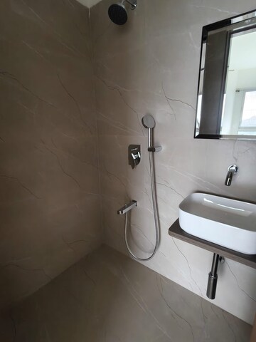 Bathroom in 3 BHK Apartment at Moreshwar 19 East, Nerul – for Rent