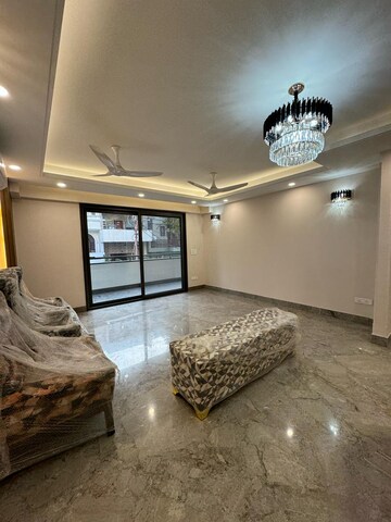Living Room in 4 BHK Apartment at Greater Kailash I – for Rent