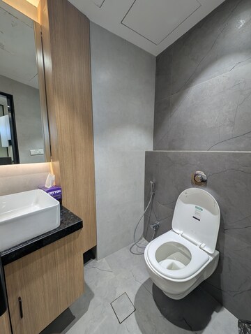 Bathroom in  Office Space at One Lodha Place, Lower Parel – for Rent