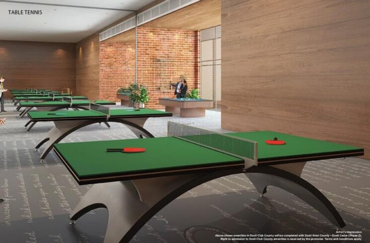 Team Area, dosti-oak 2 Bedroom 575 Sq.Ft. Apartment In Kolshet Industrial Area Thane 9007803