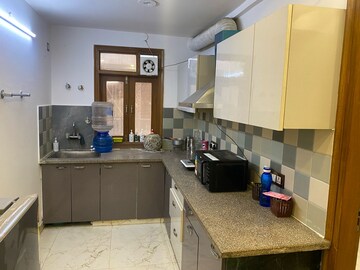 Kitchen in 3 BHK Builder Floor at Vasant Kunj Enclave – for Rent