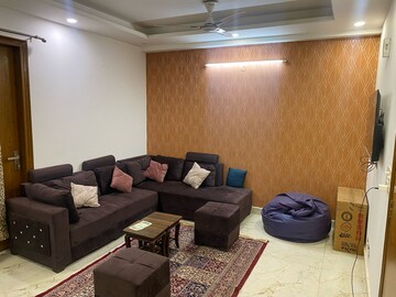 Living Room in 3 BHK Builder Floor at Vasant Kunj Enclave – for Rent