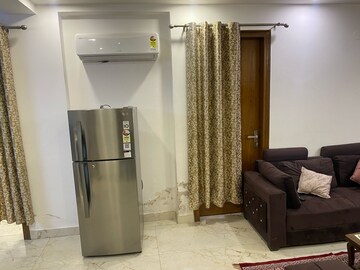 Living Room in 3 BHK Builder Floor at Vasant Kunj Enclave – for Rent