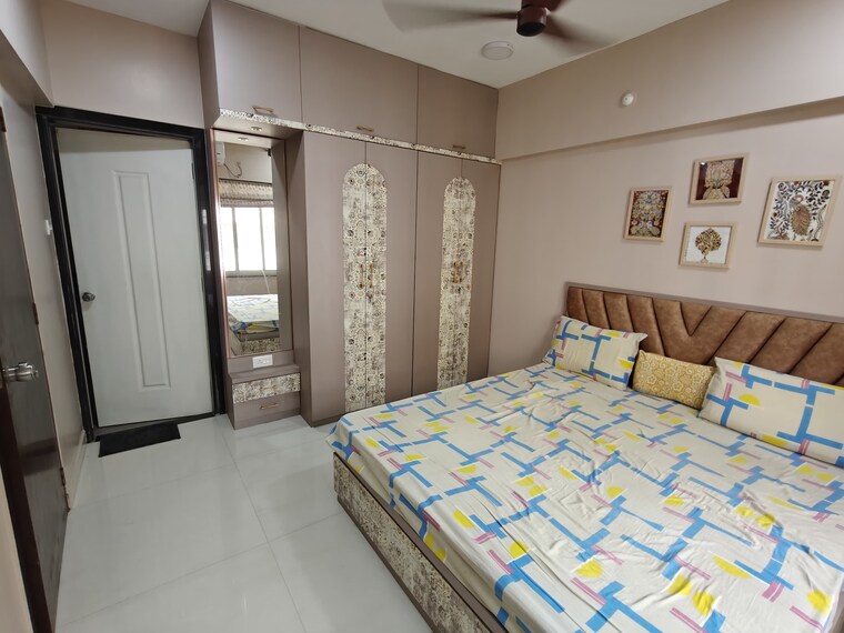 Bedroom, ssd-sai-dreams 2.5 Bedroom 1200 Sq.Ft. Apartment In Pimple Saudagar Pune 9007889