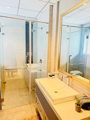 Attached Bathroom in 4 BHK Apartment at New Chandigarh – for Sale