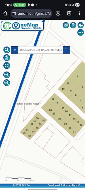  Plot – Map Location View at Badalpur - for Sale