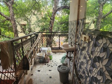 Balcony in 2 BHK Apartment at RWA Qutab Enclave, Katwaria Sarai – for Rent