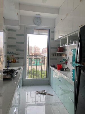 Kitchen in 2 BHK Apartment at H Rishabraj Park Vistas, Borivali West – for Sale