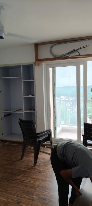 Staircase in 3 BHK Apartment at Rishita Manhattan, Gomti Nagar – for Rent
