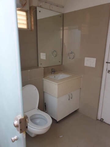 Bathroom in 2 BHK Apartment at Emaar The Palm Drive-Palm Studios, Sector 66 – for Rent
