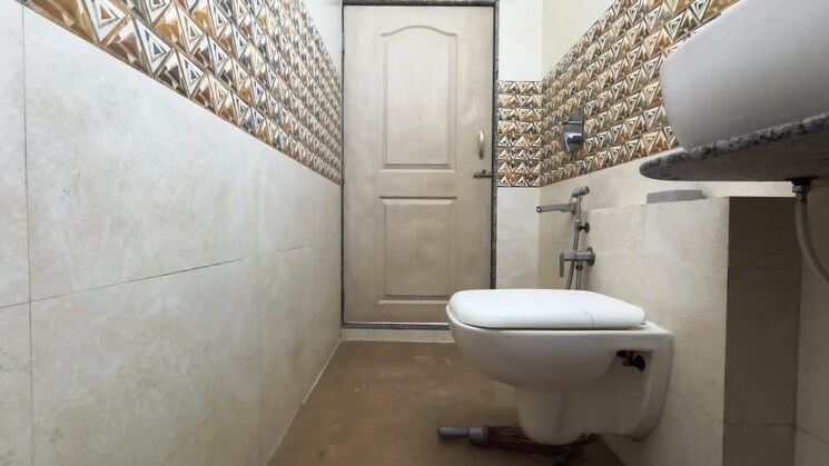 Bathroom, rattan-icon 2.5 Bedroom 1500 Sq.Ft. Apartment In Seawoods Sector 50 Navi Mumbai 9008283