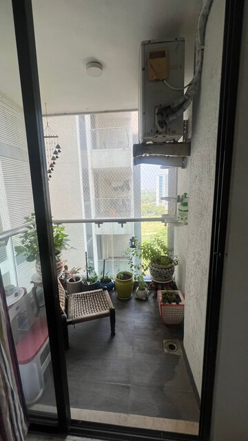 Balcony in 3 BHK Apartment at Makarba – for Rent