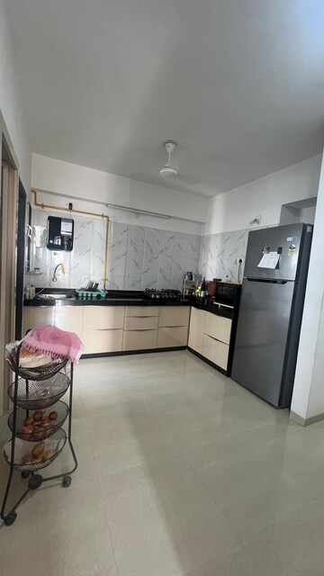 Kitchen in 3 BHK Apartment at Makarba – for Rent