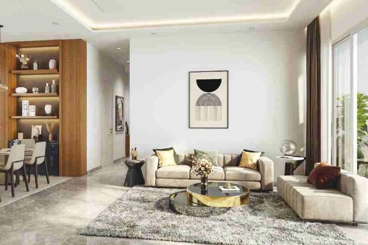 Living Room, narang-privado 2 Bedroom 479 Sq.Ft. Builder Floor In Pokhran Road No One Thane 9008202