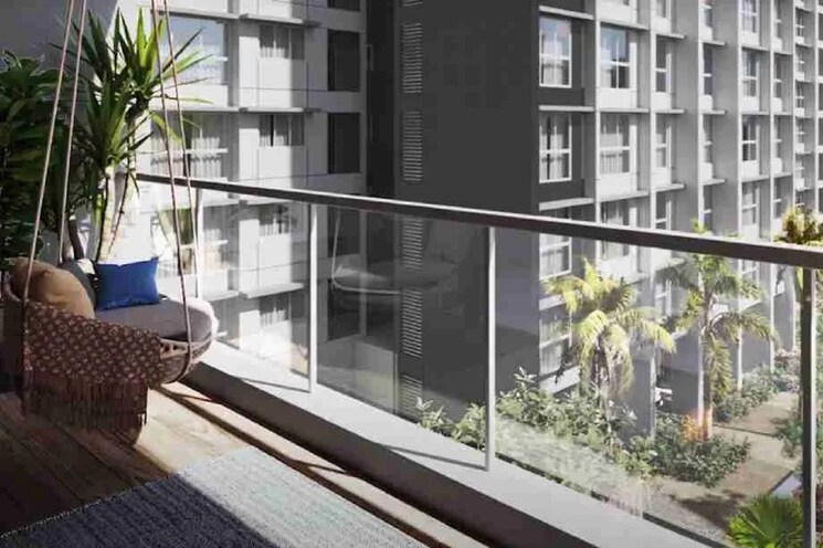 Balcony, narang-privado 2 Bedroom 479 Sq.Ft. Builder Floor In Pokhran Road No One Thane 9008202