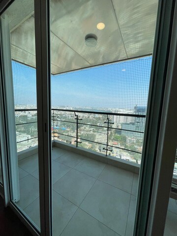 Balcony in 3 BHK Apartment at Karle Zenith Residence, Nagavara – for Rent
