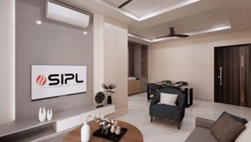 Living Room in 2 BHK Apartment at Lahartara – for Sale