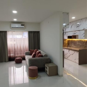 Living Room in 3 BHK Apartment at Vile Parle East – for Sale