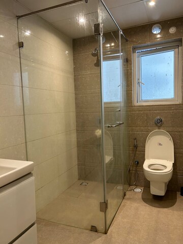 Bathroom in 3 BHK Apartment at Pranit Galaxy Apartments, Kondapur – for Rent