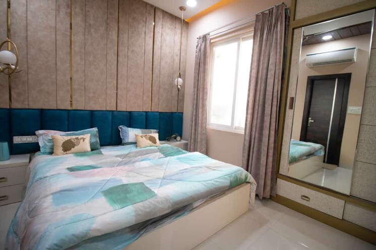 Bedroom, shubham-shubh-nikunj 3 Bedroom 1521 Sq.Ft. Apartment In Patrakar Colony Jaipur 9008676