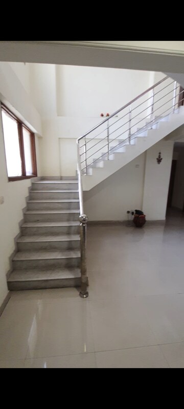 Staircase in 5 BHK Apartment at Purvanchal Heights, Zeta I Greater Noida – for Sale