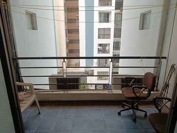 Balcony in 4 BHK Apartment at Ahmedabad Cantonment – for Rent
