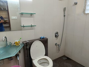 Bathroom in 4 BHK Apartment at Ahmedabad Cantonment – for Rent