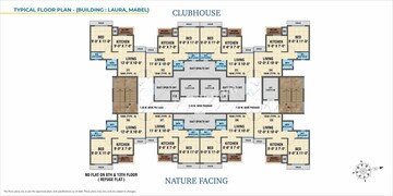 Floor Plan in 1 BHK Apartment at Arihant Aaradhya, Bapgaon – for Sale