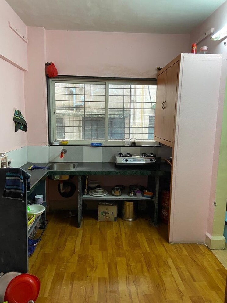 Kitchen, borate-jijai-nagari 2 Bedroom 750 Sq.Ft. Apartment In Kothrud Pune 9009036