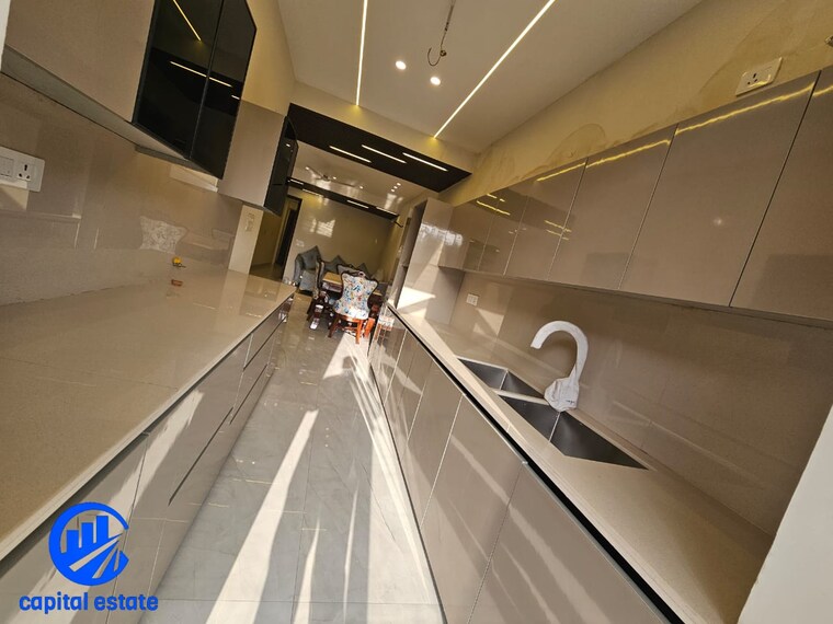 Kitchen, pir machalla 3 Bedroom 1200 Sq.Ft. Apartment In Pir Machalla Zirakpur 9009100