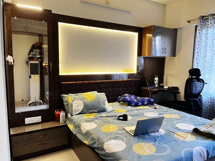 Bedroom, sukhwani-skylines 2 Bedroom 986 Sq.Ft. Apartment In Wakad Pune 9009189