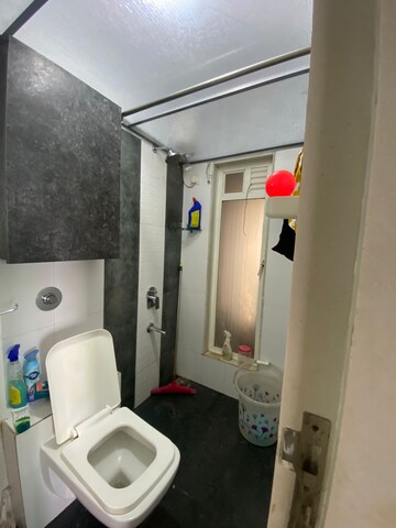 Bathroom in 1 BHK Apartment at Gurukrupa Marina Enclave, Malad West – for Rent