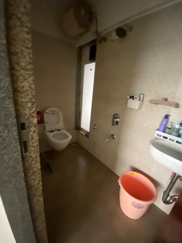 Bathroom in 2 BHK Apartment at Gurukrupa Marina Enclave, Malad West – for Rent