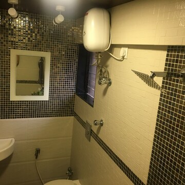 Bathroom in 2 BHK Apartment at Cirrus CHSL Cosmos Paradise, Vasant Vihar – for Rent