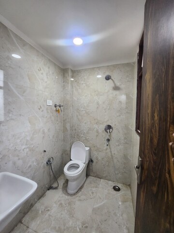 Bathroom in 2 BHK Builder Floor at Chattarpur – for Rent