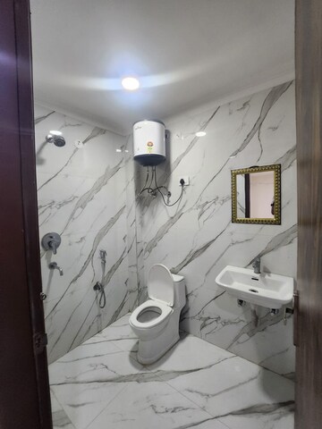 Bathroom in 2 BHK Builder Floor at Chattarpur – for Rent