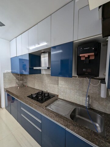 Kitchen in 3 BHK Apartment at Kalpataru Hills, Manpada – for Rent