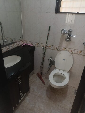 Bathroom in 1 BHK Apartment at Hubtown Akruti Orchid Park, Sakinaka – for Rent