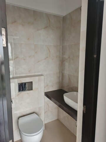 Bathroom in 1 BHK Apartment at Lodha Crown Quality Homes, Majiwada – for Rent