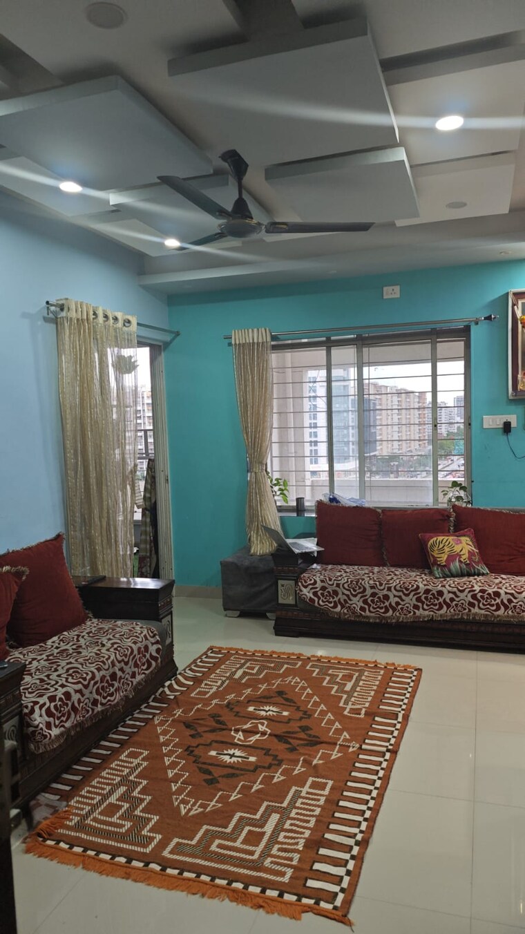 Living Room, wakad 2 Bedroom 1050 Sq.Ft. Apartment In Wakad Pune 9009379