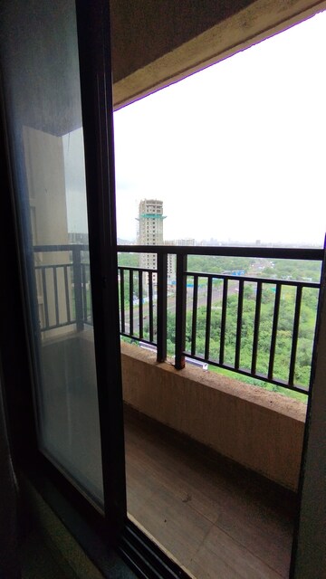 Balcony in 2 BHK Apartment at Raunak City Sector 4 D3, Kalyan West – for Rent