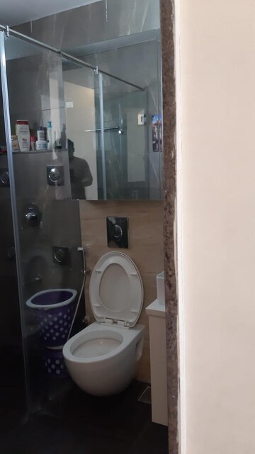 Bathroom in 3 BHK Apartment at Pharande Puneville, Punawale – for Rent