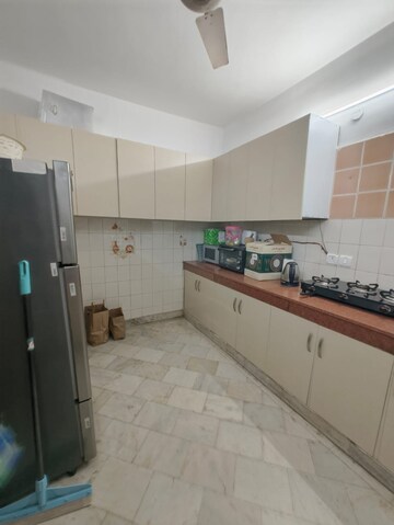 Kitchen in 3 BHK Builder Floor at Greater Kailash I – for Sale