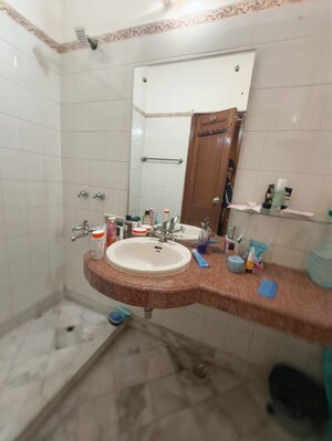 Bathroom in 3 BHK Builder Floor at Greater Kailash I – for Sale