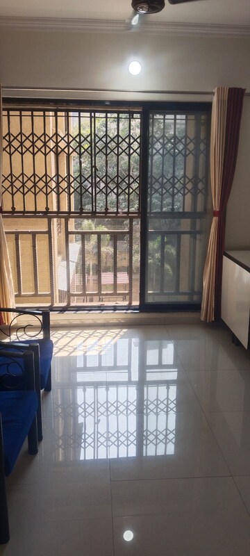 Balcony in 1 BHK Apartment at Unnathi Woods Phase 3, Ghodbunder Road – for Rent
